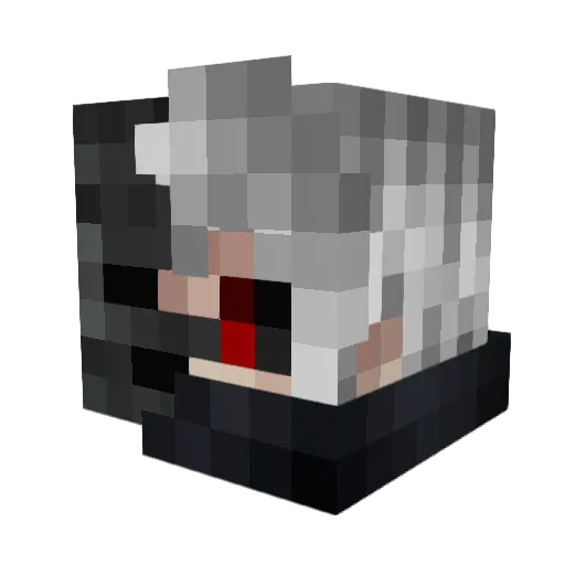 iBraianPvP_ Minecraft avatar head, 3D render