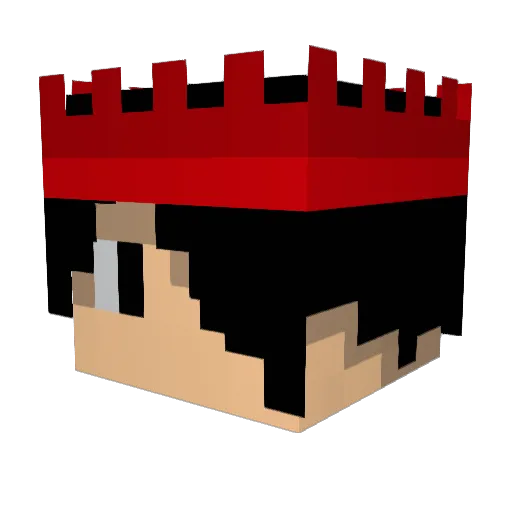 iBuildThingsss Minecraft avatar head, 3D render