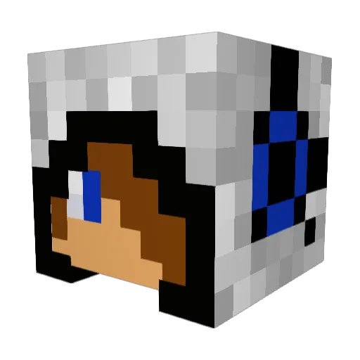 iC4bz Minecraft avatar head, 3D render