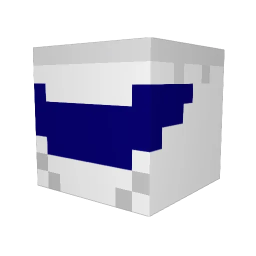 iCHARRY Minecraft avatar head, 3D render