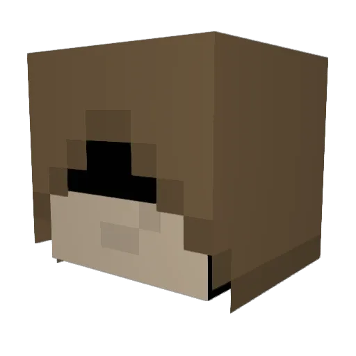 iCalibrate Minecraft avatar head, 3D render