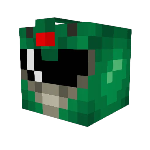 iCanabyss Minecraft avatar head, 3D render