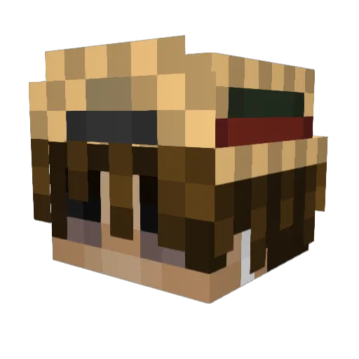 iCapirotensePvPF Minecraft avatar head, 3D render