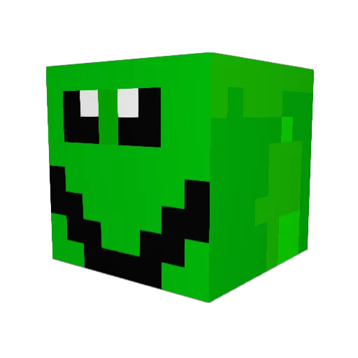 iCaterpies Minecraft avatar head, 3D render