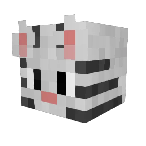 iCepriXii Minecraft avatar head, 3D render