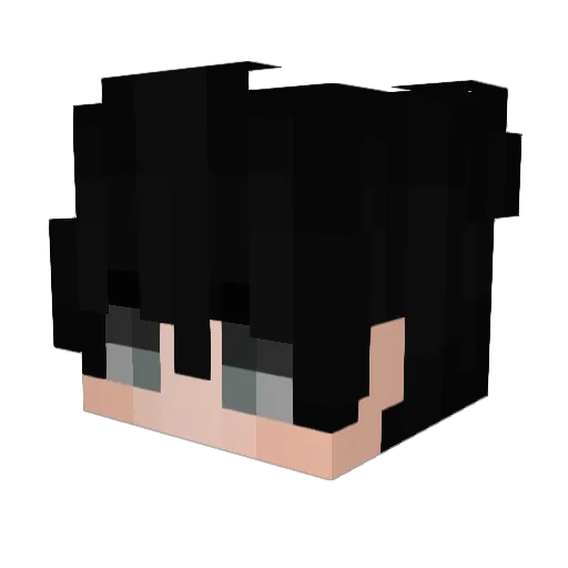 iCesqr Minecraft avatar head, 3D render