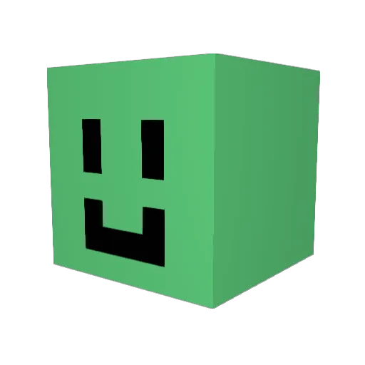 iChewAlcohol Minecraft avatar head, 3D render