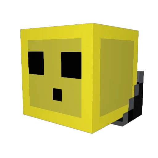 iChubro Minecraft avatar head, 3D render