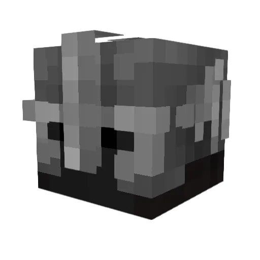 iClasherzOMG Minecraft avatar head, 3D render