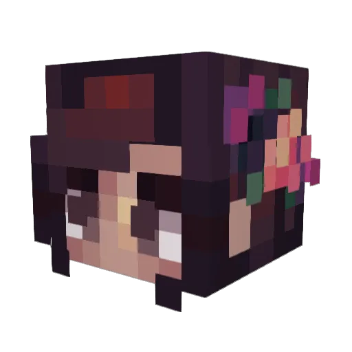 iClickb4iter Minecraft avatar head, 3D render