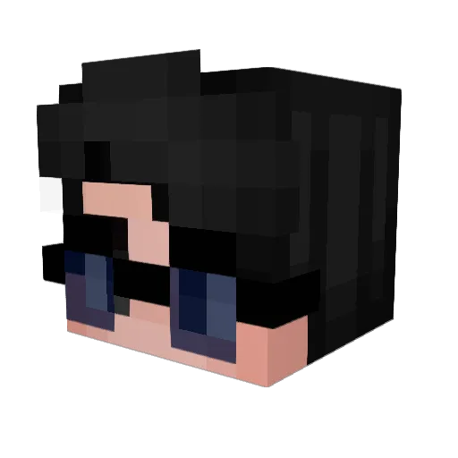 iClxwny Minecraft avatar head, 3D render