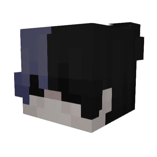 iCodexx Minecraft avatar head, 3D render
