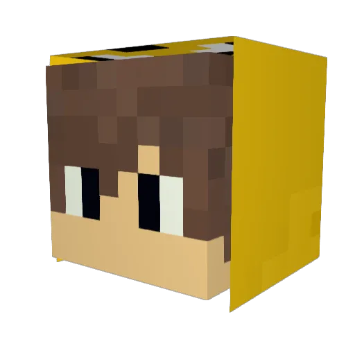 iCosta016 Minecraft avatar head, 3D render