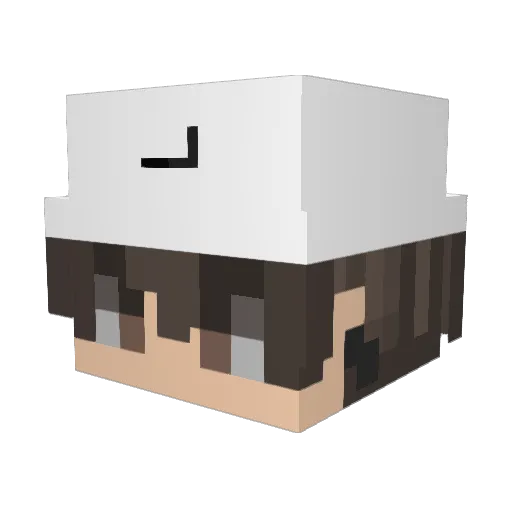 iCotinhoo Minecraft avatar head, 3D render