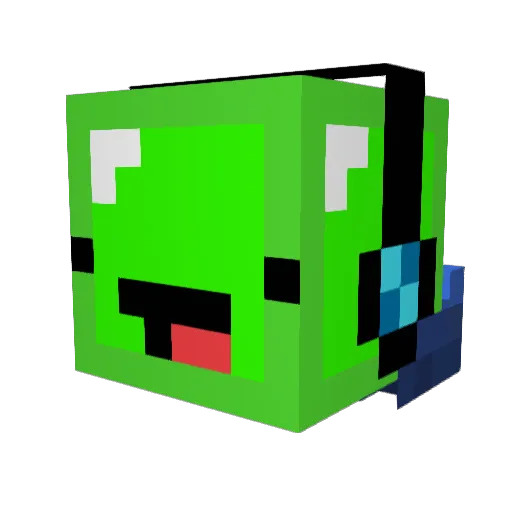 iCozmic Minecraft avatar head, 3D render