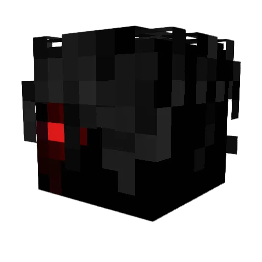 iCqmbo Minecraft avatar head, 3D render