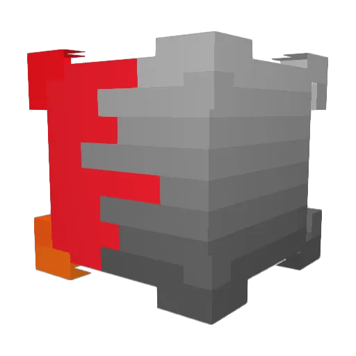 iCroissants Minecraft avatar head, 3D render