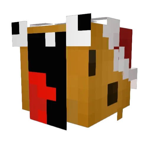 iCudzio Minecraft avatar head, 3D render