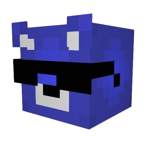 iCutMyWrist Minecraft avatar head, 3D render