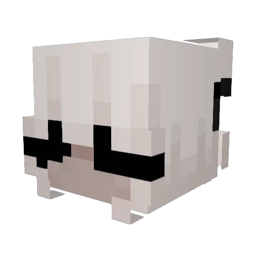 iCwC Minecraft avatar head, 3D render