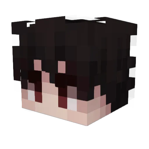 iCx3 Minecraft avatar head, 3D render