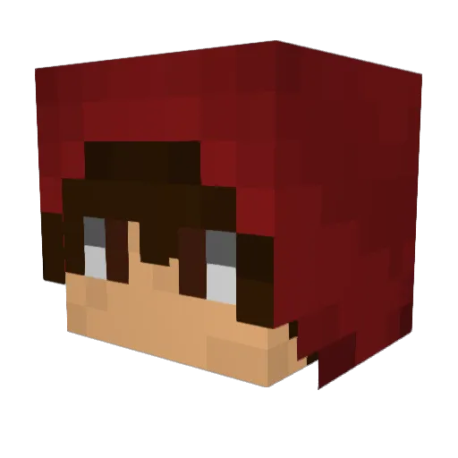 iDSG Minecraft avatar head, 3D render