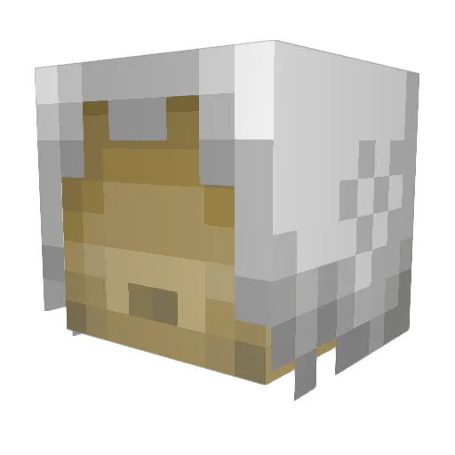 iDaisY Minecraft avatar head, 3D render