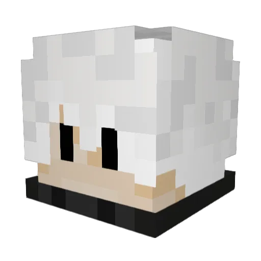 iDanielB Minecraft avatar head, 3D render