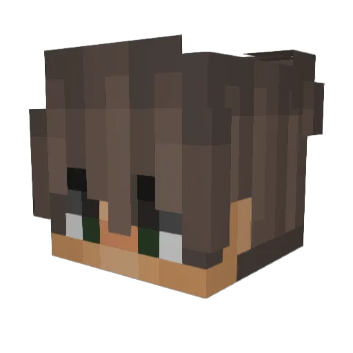 iDanyy_ Minecraft avatar head, 3D render