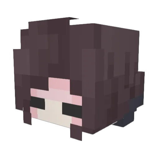 iDarts Minecraft avatar head, 3D render
