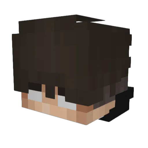 iDavoStrafe Minecraft avatar head, 3D render