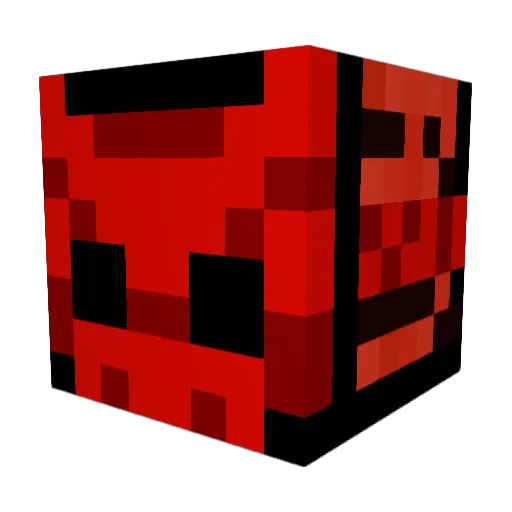 iDeathless Minecraft avatar head, 3D render