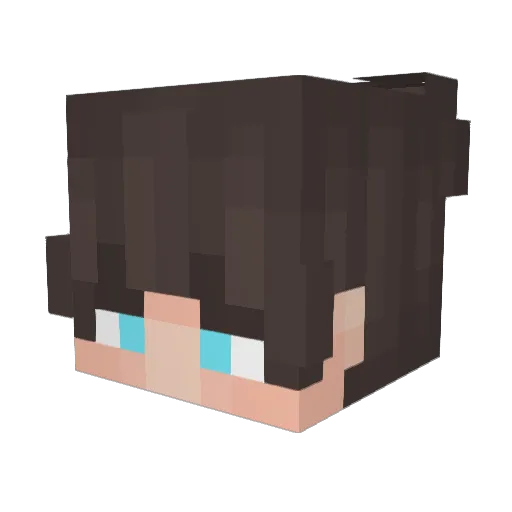 iDeez_ Minecraft avatar head, 3D render