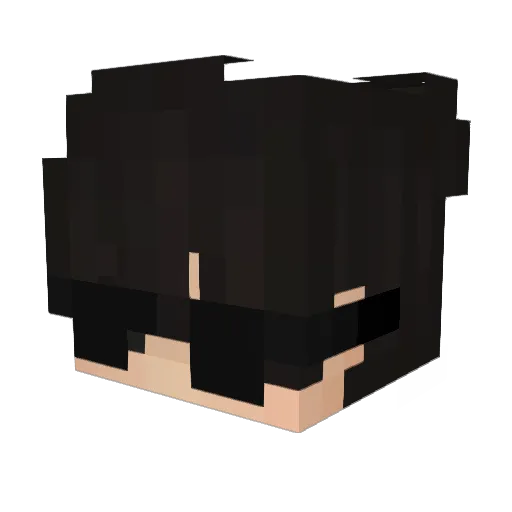 iDeivii Minecraft avatar head, 3D render