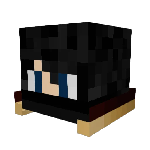 iDelexzz Minecraft avatar head, 3D render