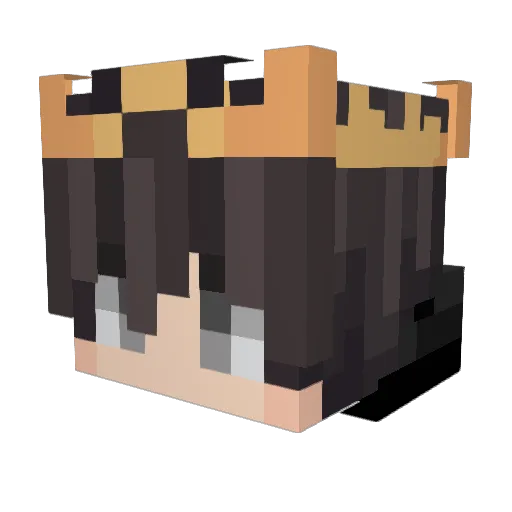 iDiegoMaya Minecraft avatar head, 3D render
