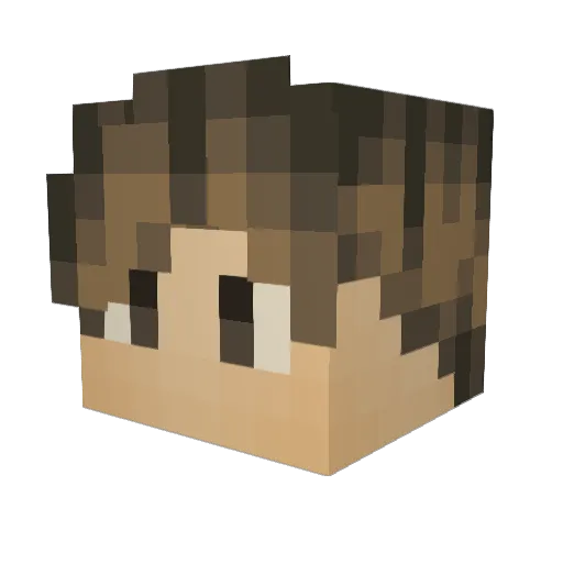 iDreadSkull Minecraft avatar head, 3D render