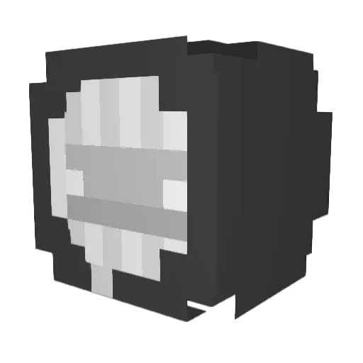 iDrxop Minecraft avatar head, 3D render
