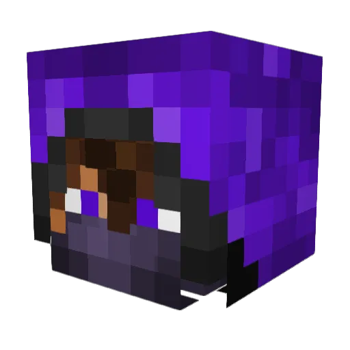 iDryann Minecraft avatar head, 3D render