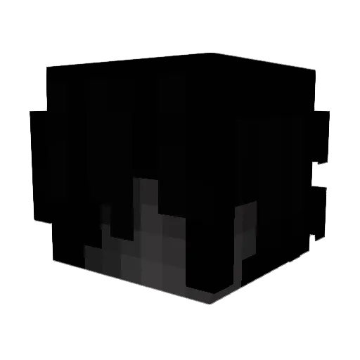 iDuraznitoo Minecraft avatar head, 3D render