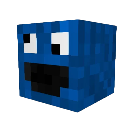 iDxrito Minecraft avatar head, 3D render