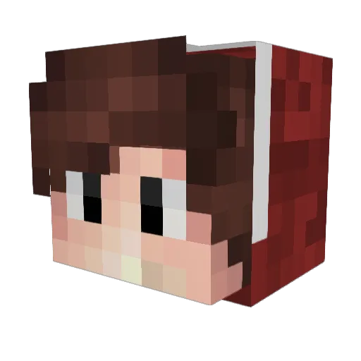 iDyablo Minecraft avatar head, 3D render