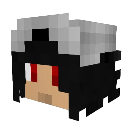 iDynah Minecraft avatar head, 3D render
