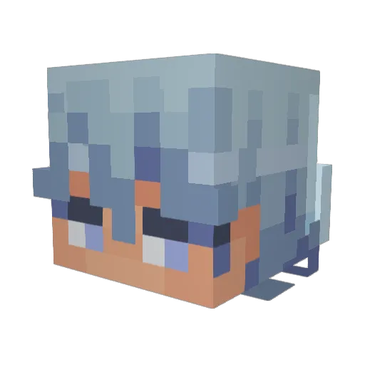 iDzkuu_ Minecraft avatar head, 3D render