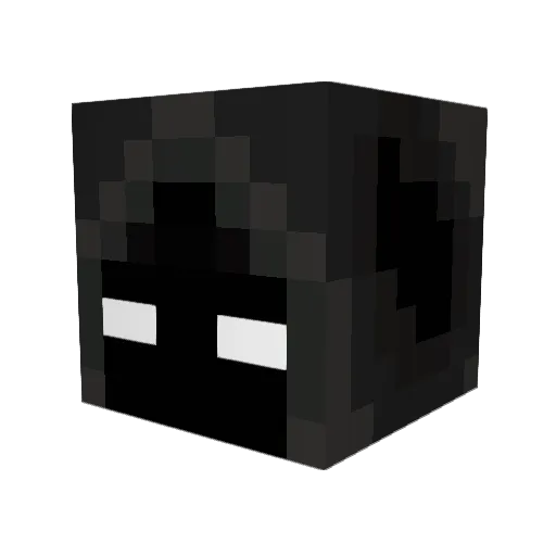 iED_04 Minecraft avatar head, 3D render