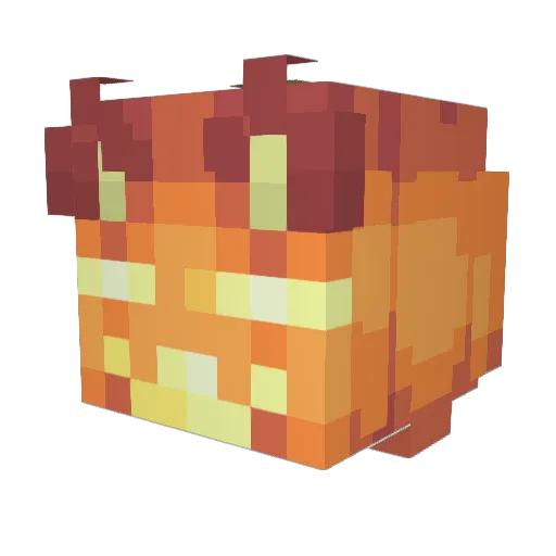 iElohim Minecraft avatar head, 3D render