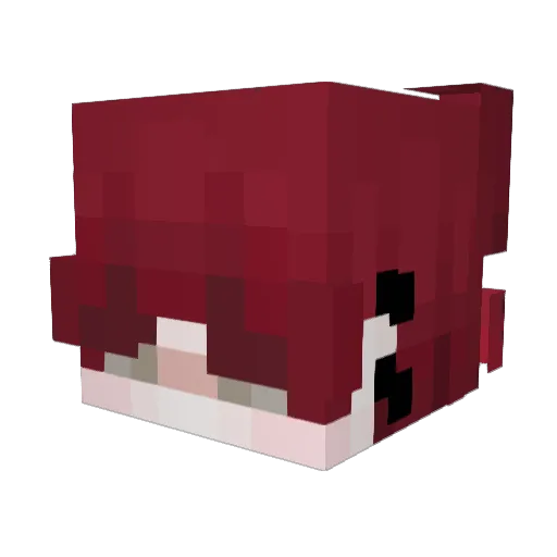 iElyz Minecraft avatar head, 3D render