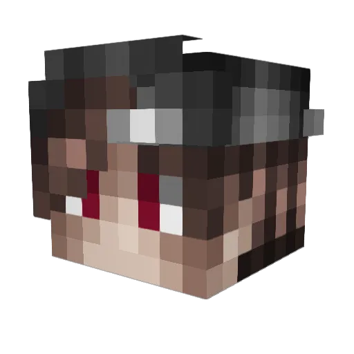 iEnesPirinter Minecraft avatar head, 3D render