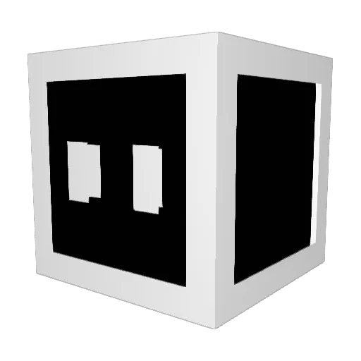 iEnigmatic Minecraft avatar head, 3D render