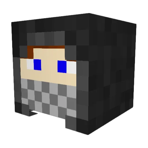iEnotho Minecraft avatar head, 3D render